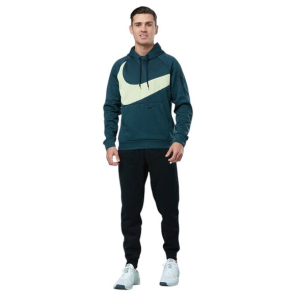 Nike Therma-Fit Men's Big Swoosh 2 Piece Sweatsuit Tracksuit Outfit Size L NWT - Picture 2 of 14